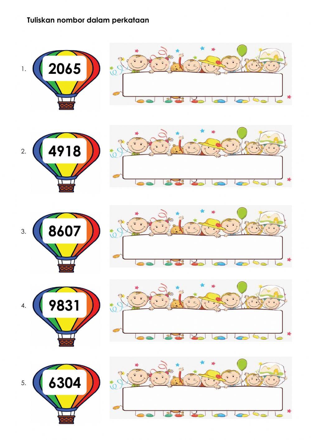 Kenal nombor hingga 10000