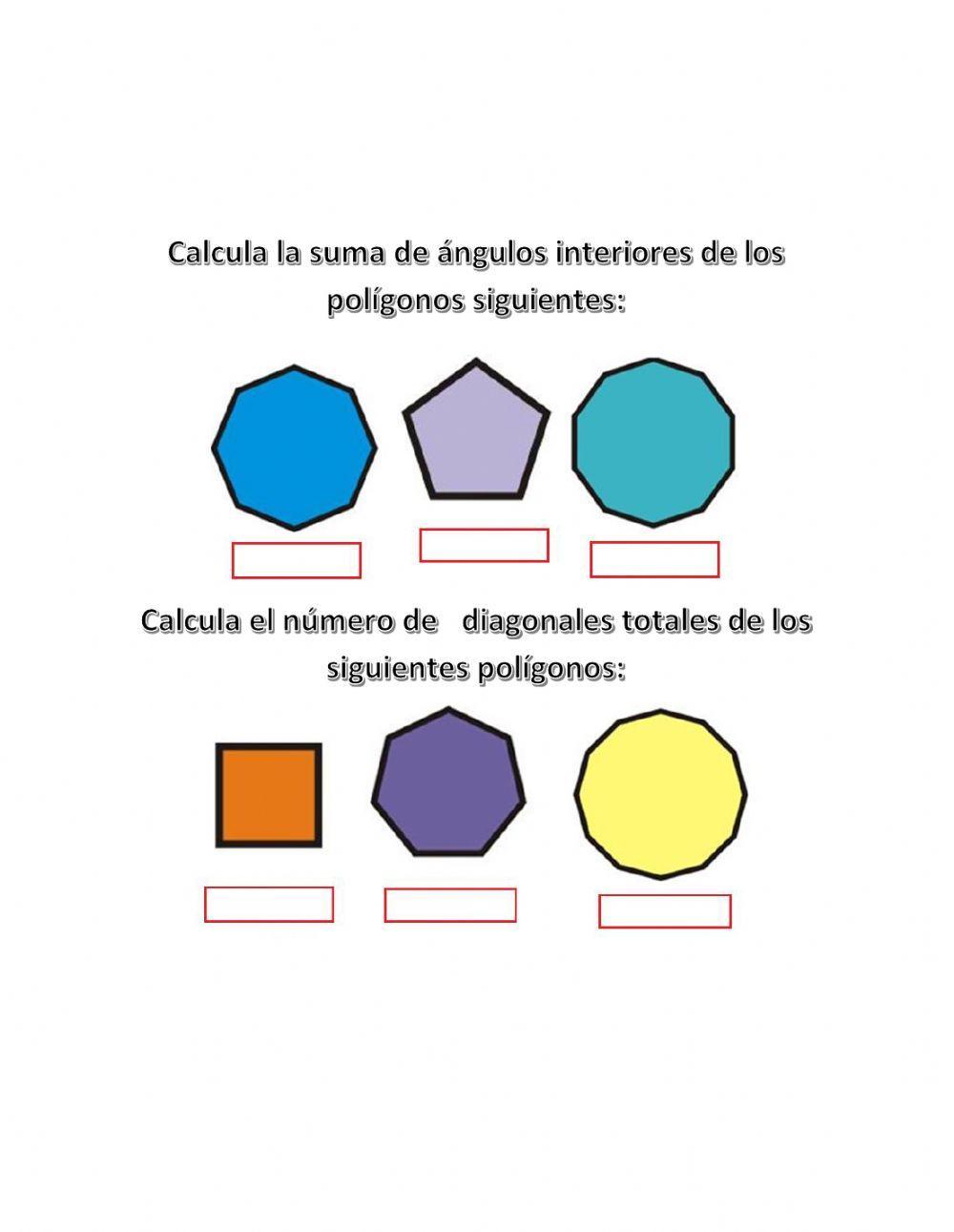 Ángulos y diagonales