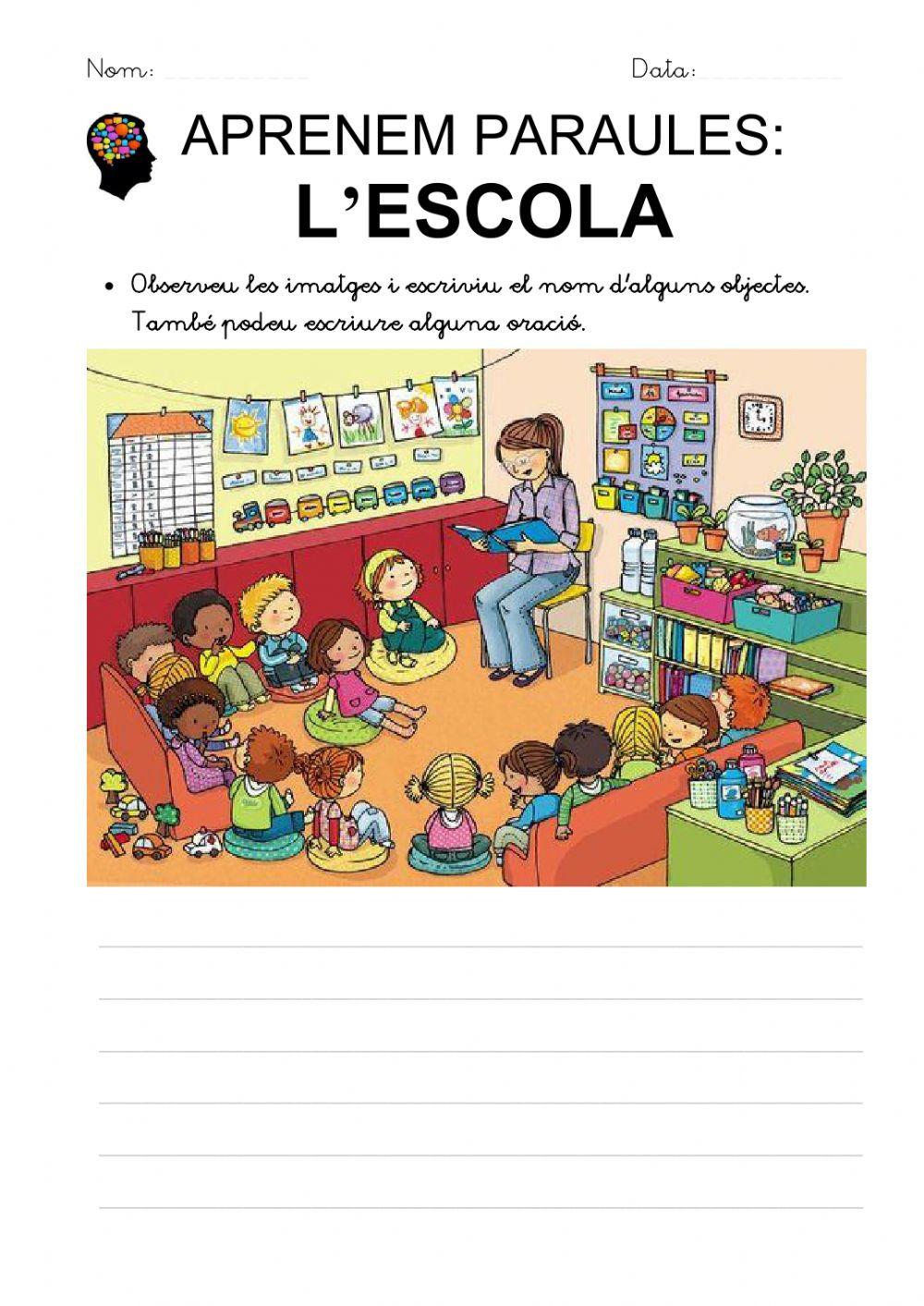 Vocabulari de l'escola