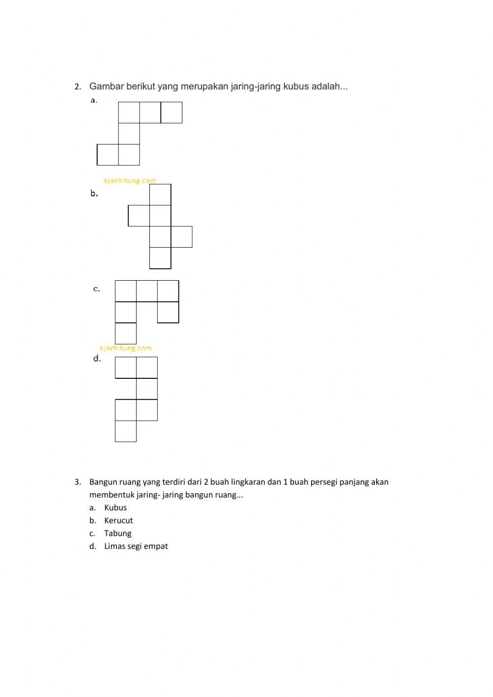 Lembar kerja peserta Didik mapel Matematika