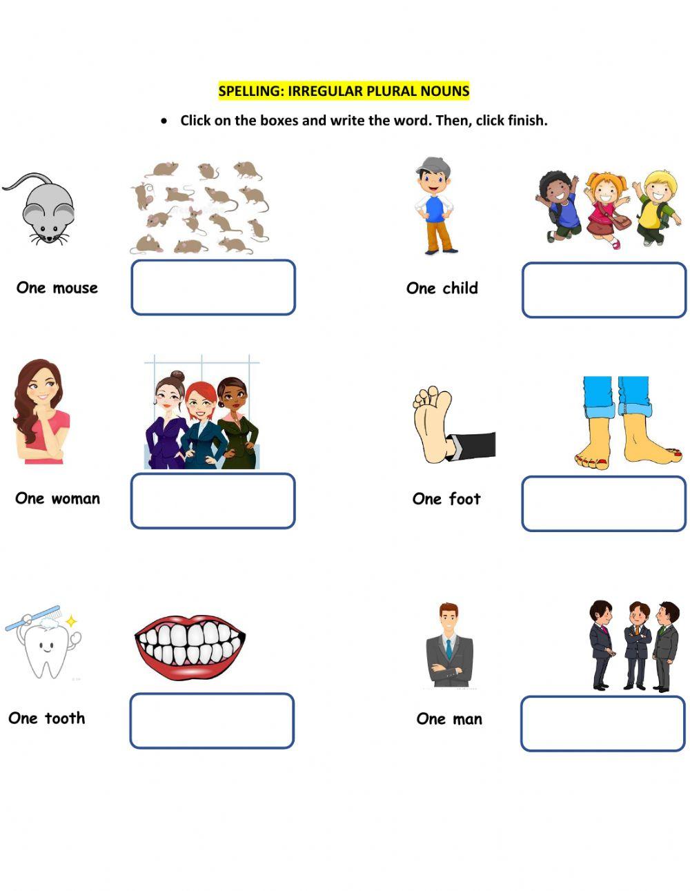 Elementary 2: Irregular Plural Nouns