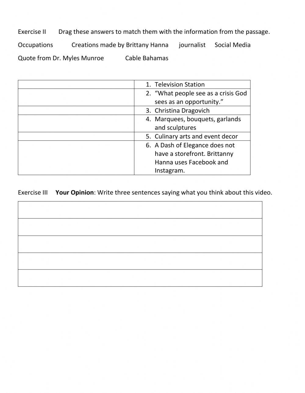 Listening Comprehension