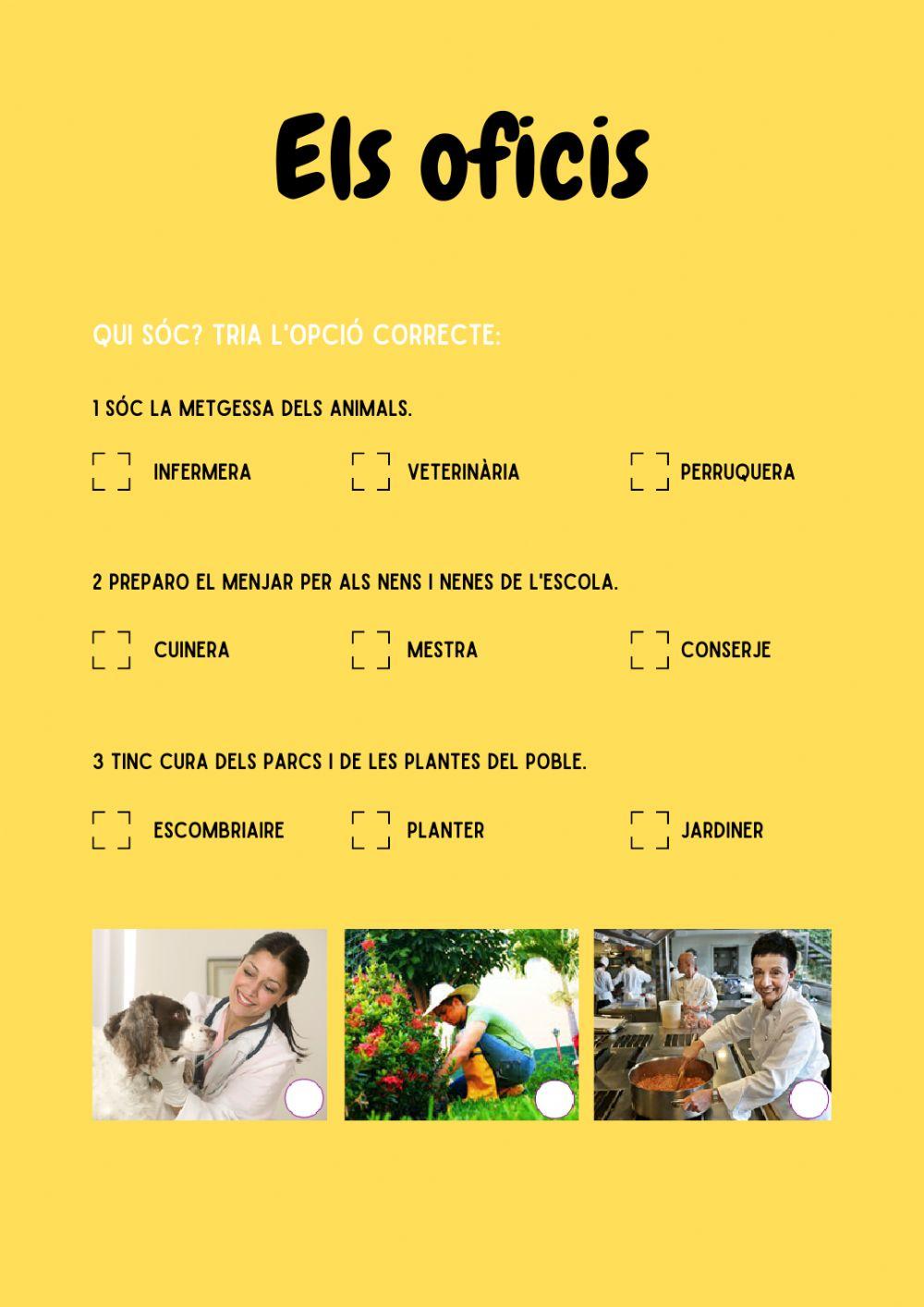 La localitat i els oficis (Cicle Inicial)