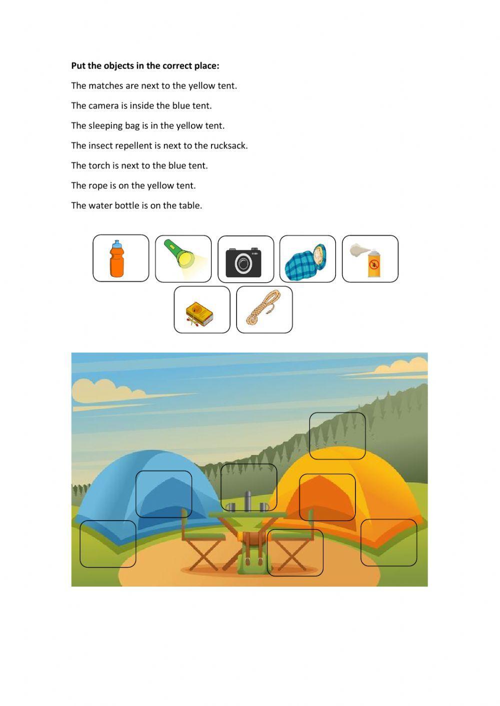 Equipment for outdoor trips