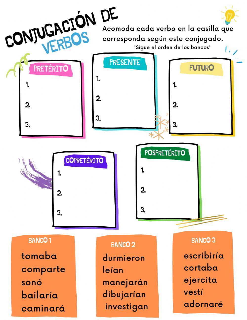 Conjugación de verbos