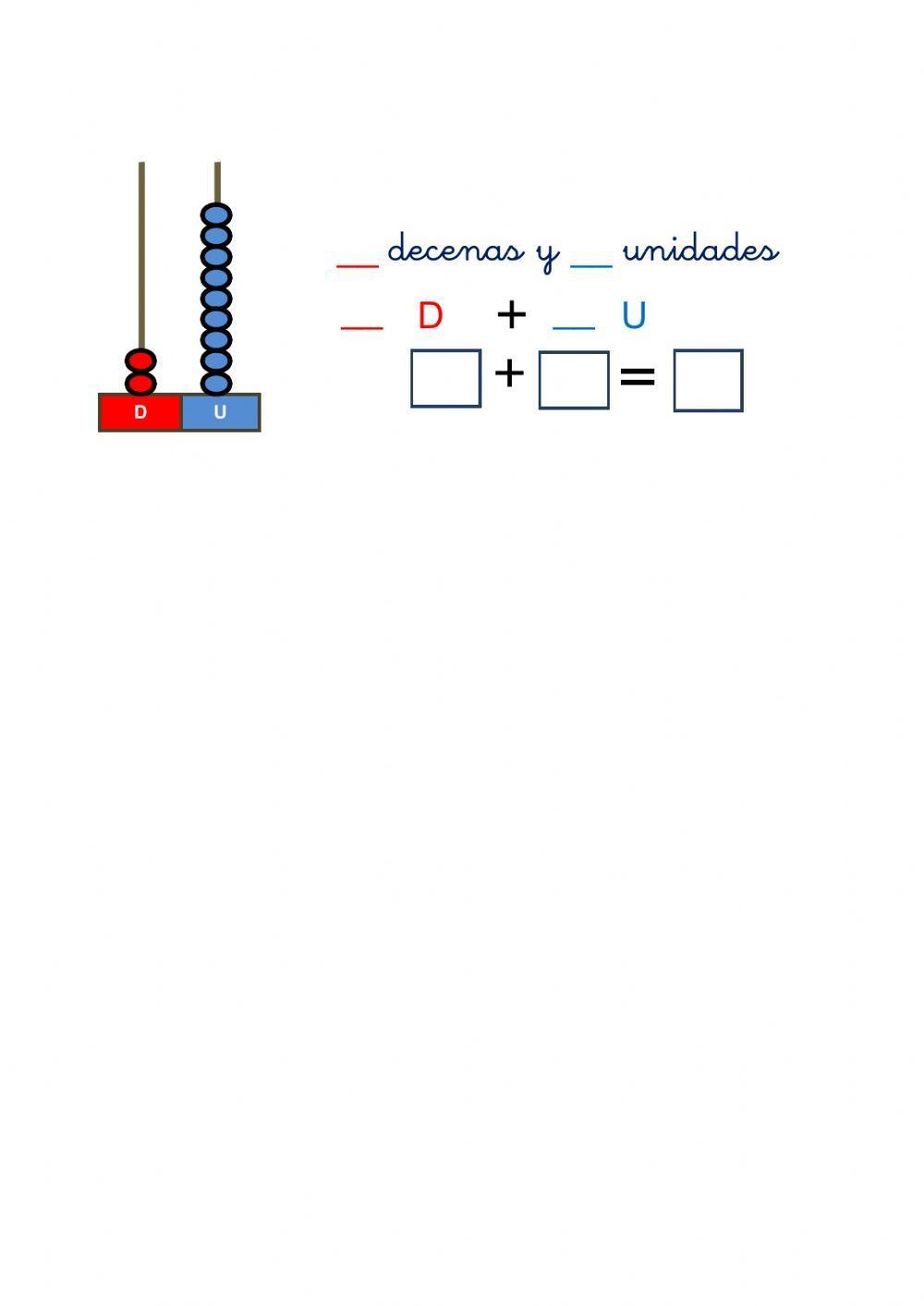 Unidades y decenas 20-29