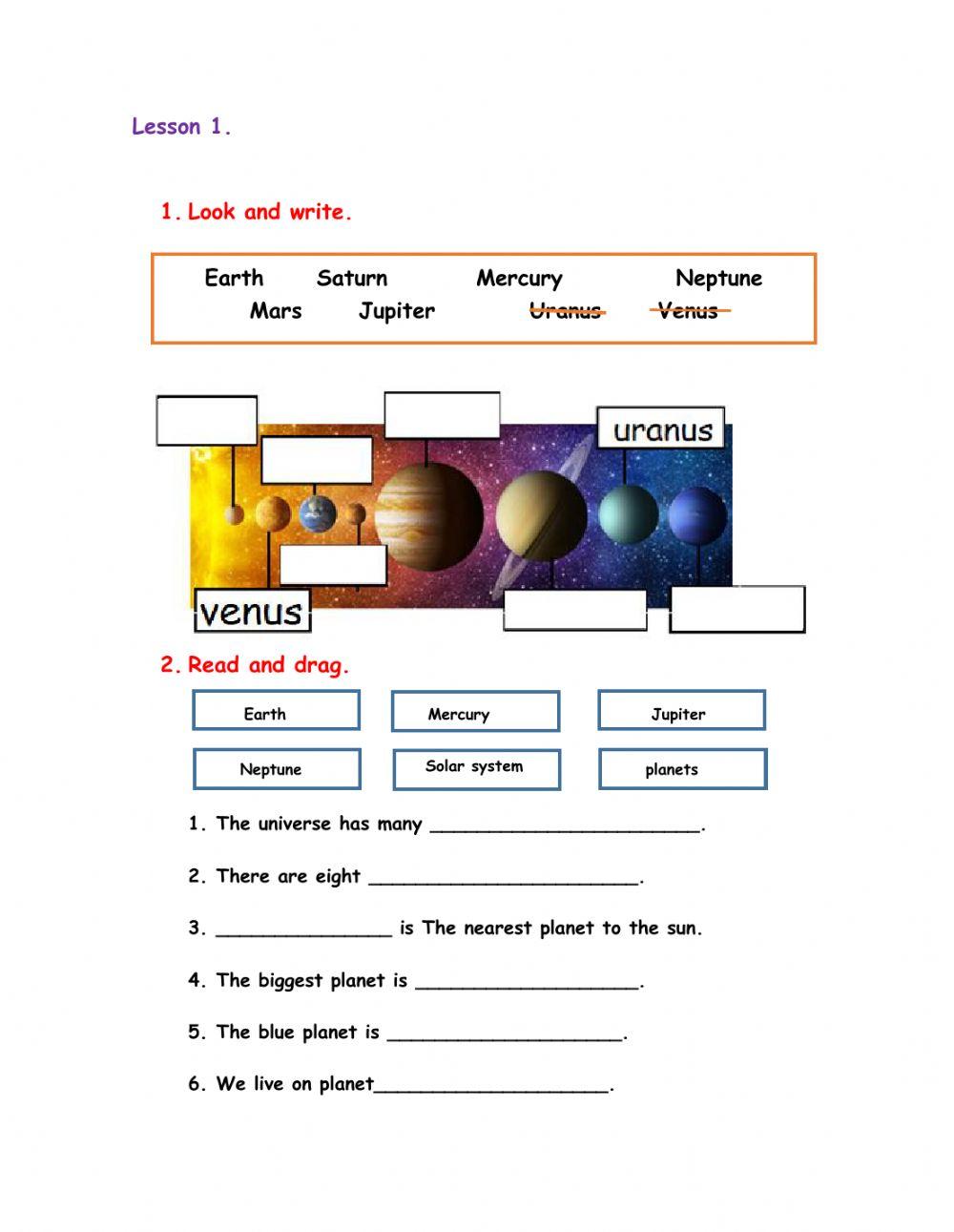 Lesson 1 7th worksheet | Live Worksheets