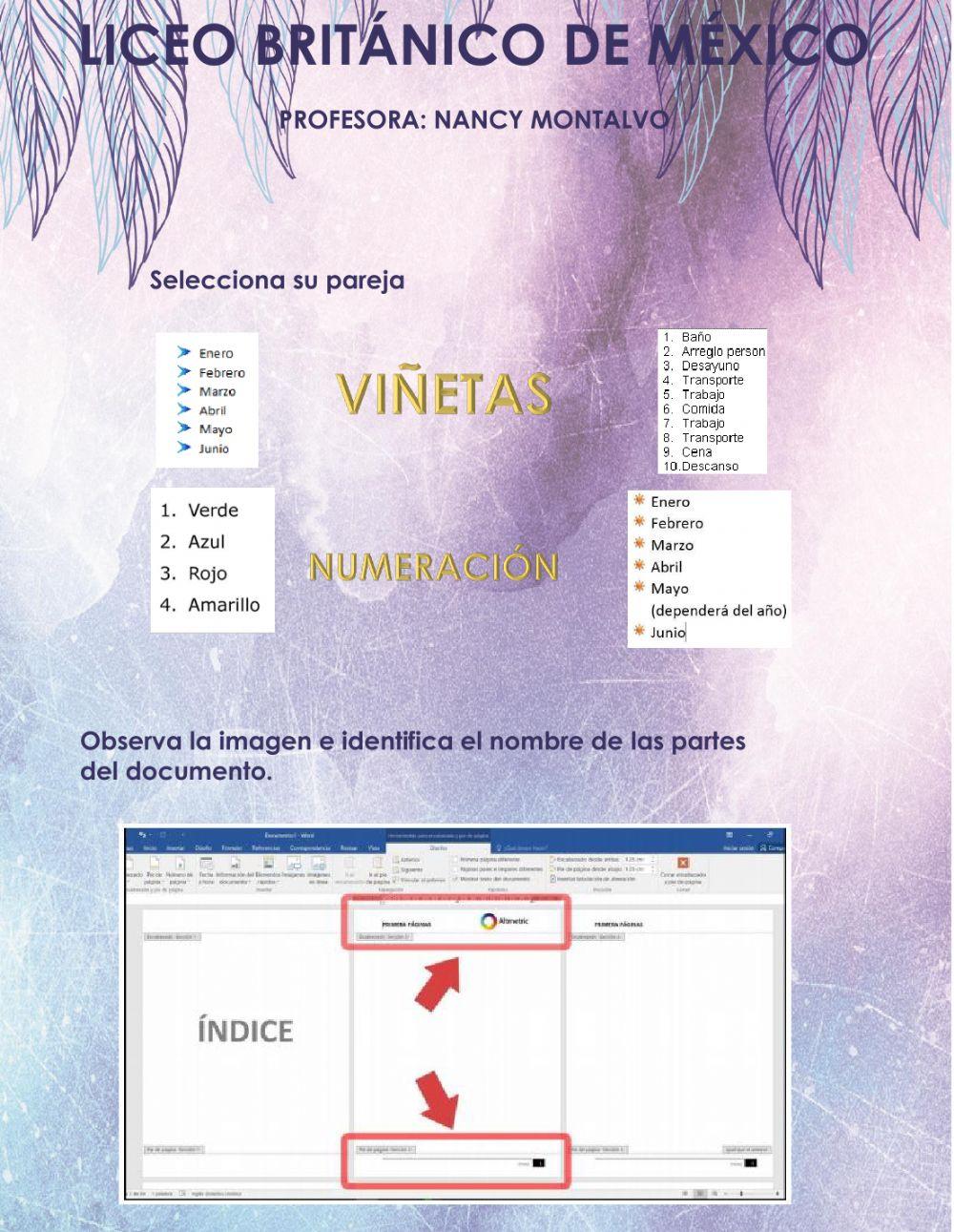 Encabezados y pie de pagina