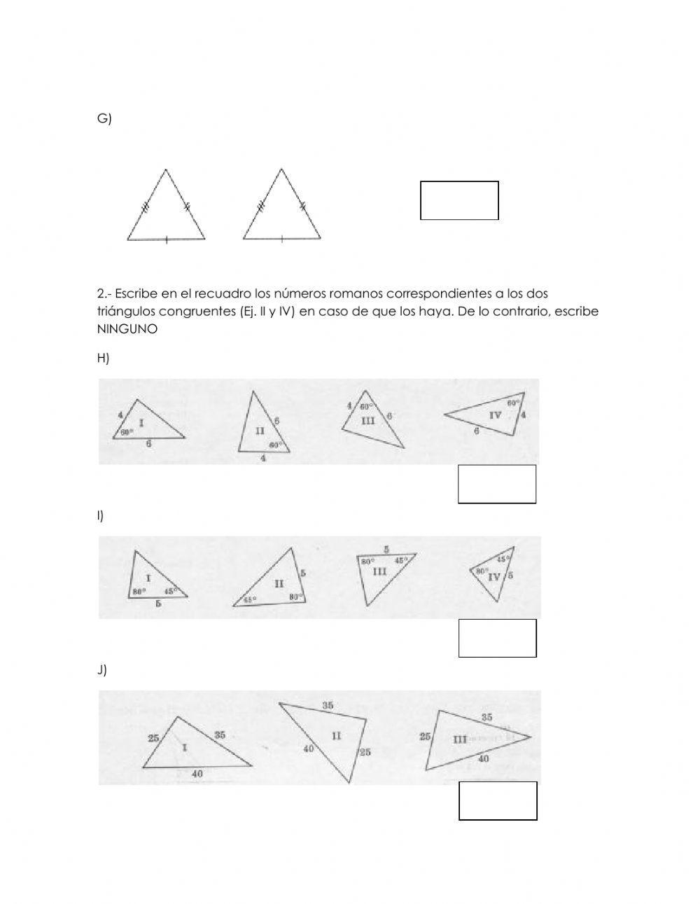 Congruencia de triàngulos