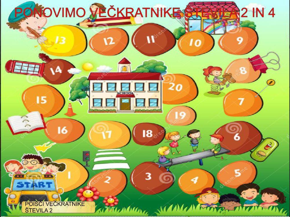 Večkratniki št. 2 in 4