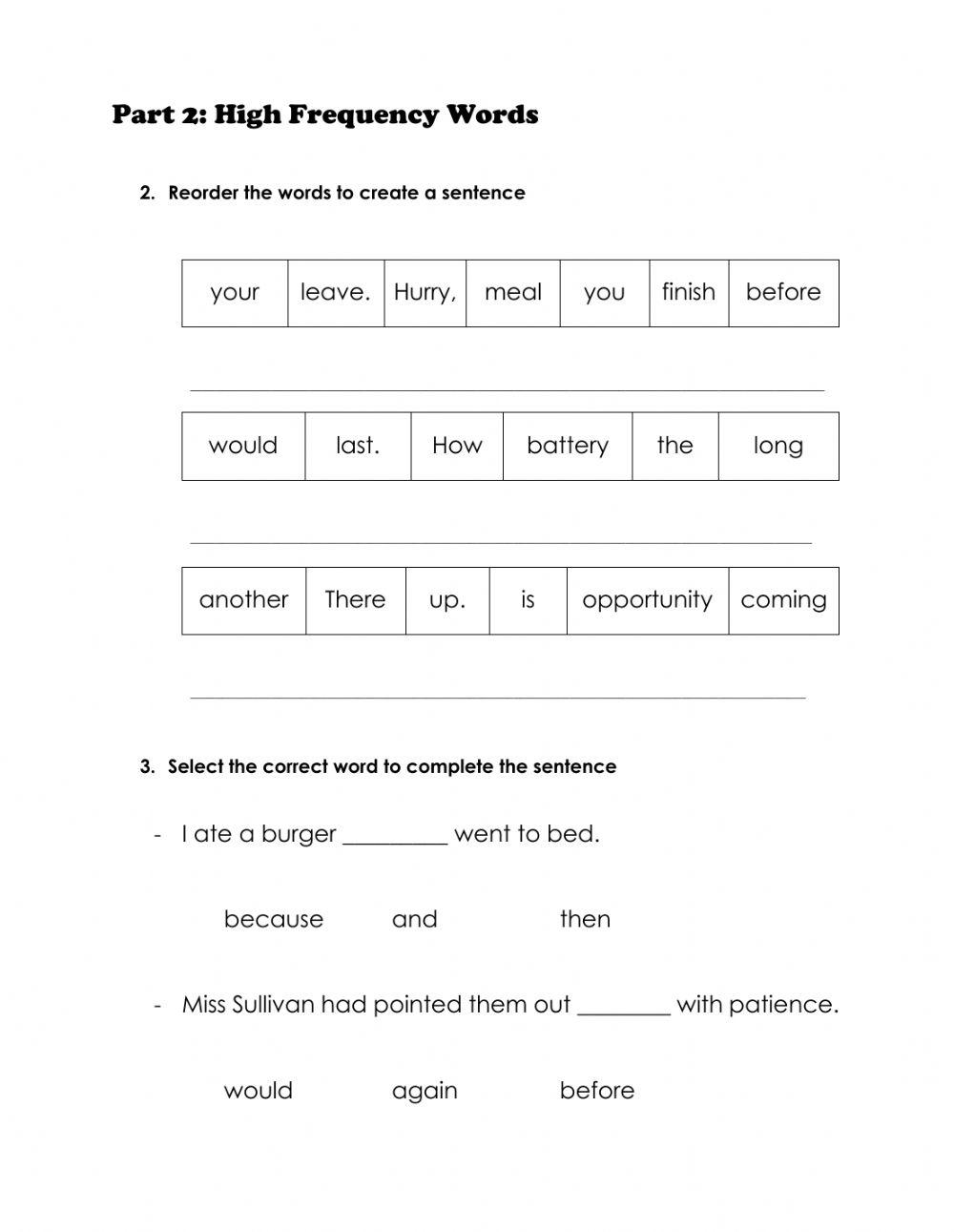 English Written Exam - Version1