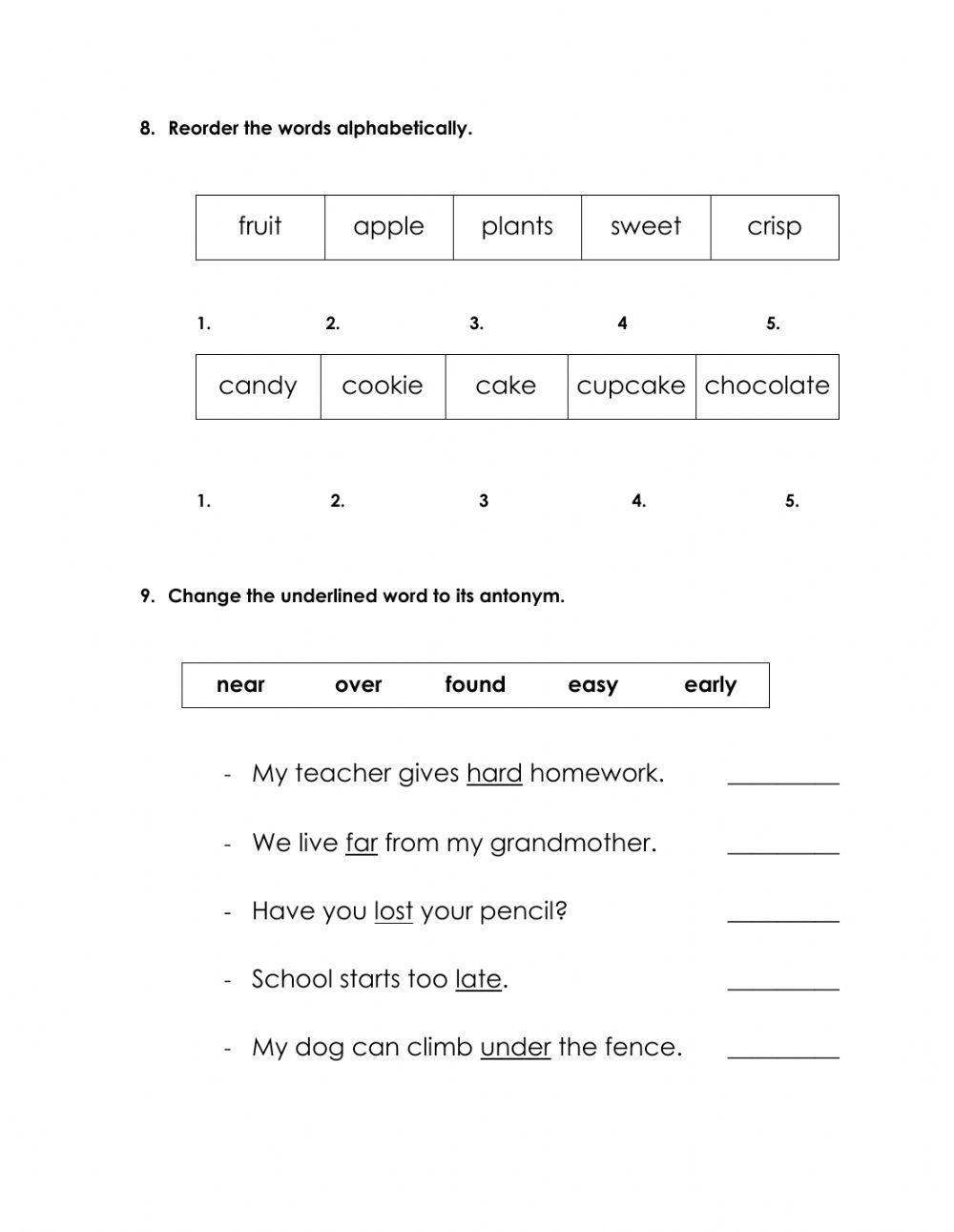 English Written Exam - Version1