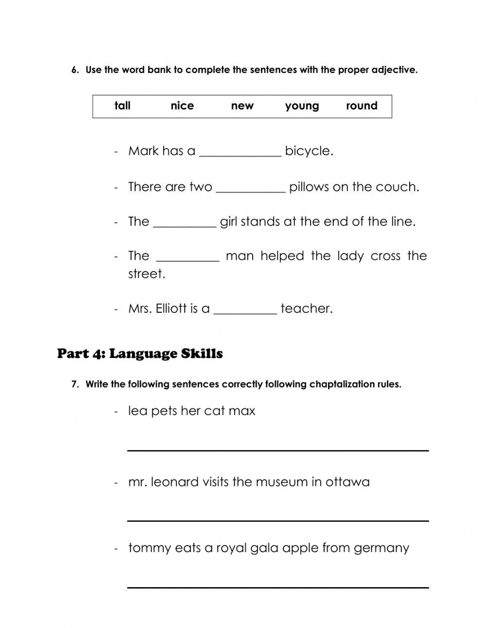 English Written Exam - Version2