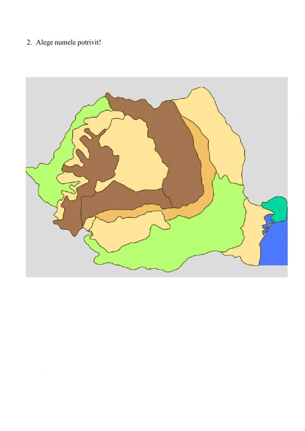 Relieful României, limite, vecini