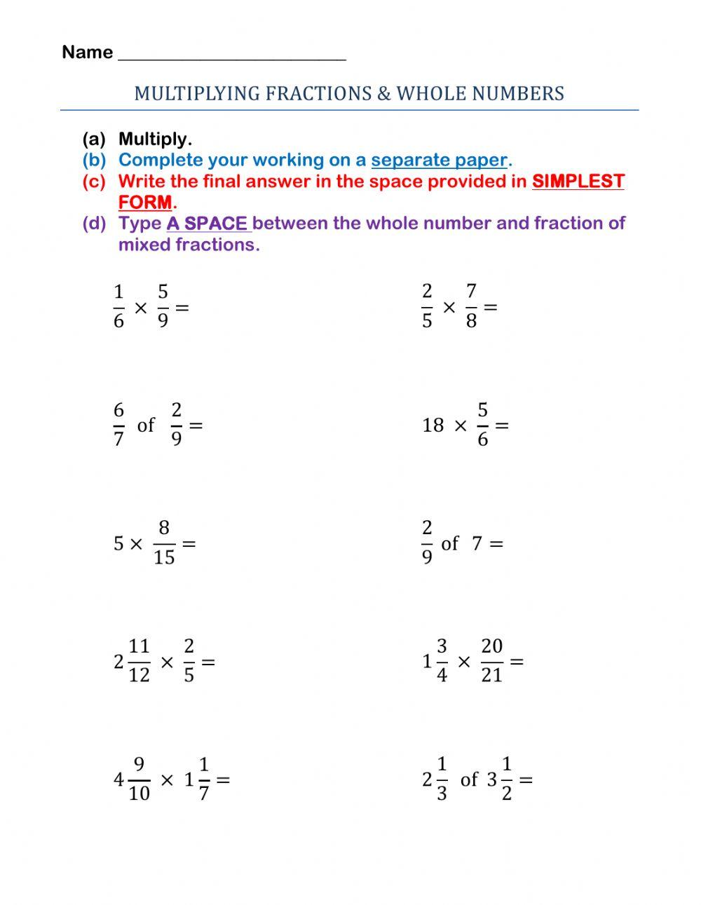 multiplying-fractions-online-worksheet-live-worksheets