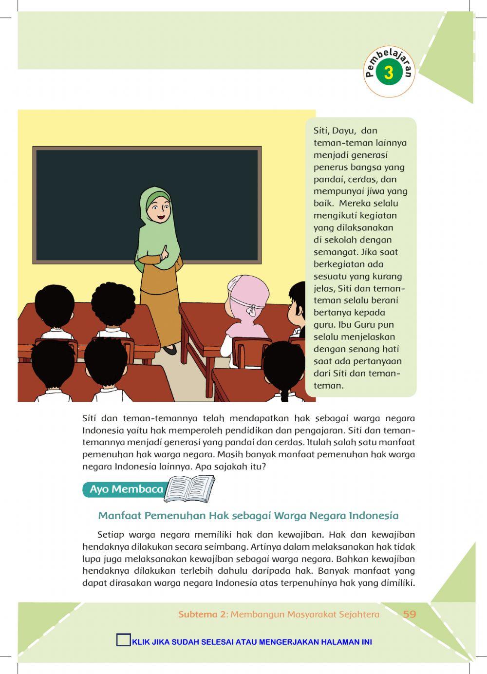 Tema 6 Sub Tema 2 Pembelajaran 3