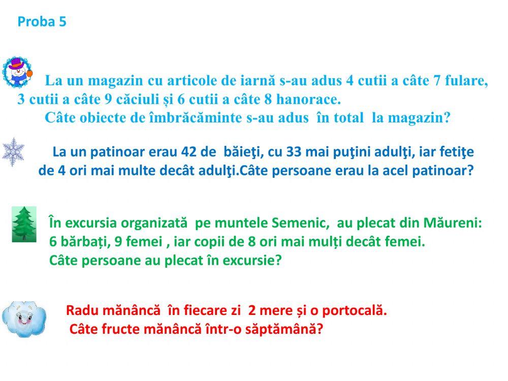 Să ne amintim! Înmulțirea în concentrul 0-100