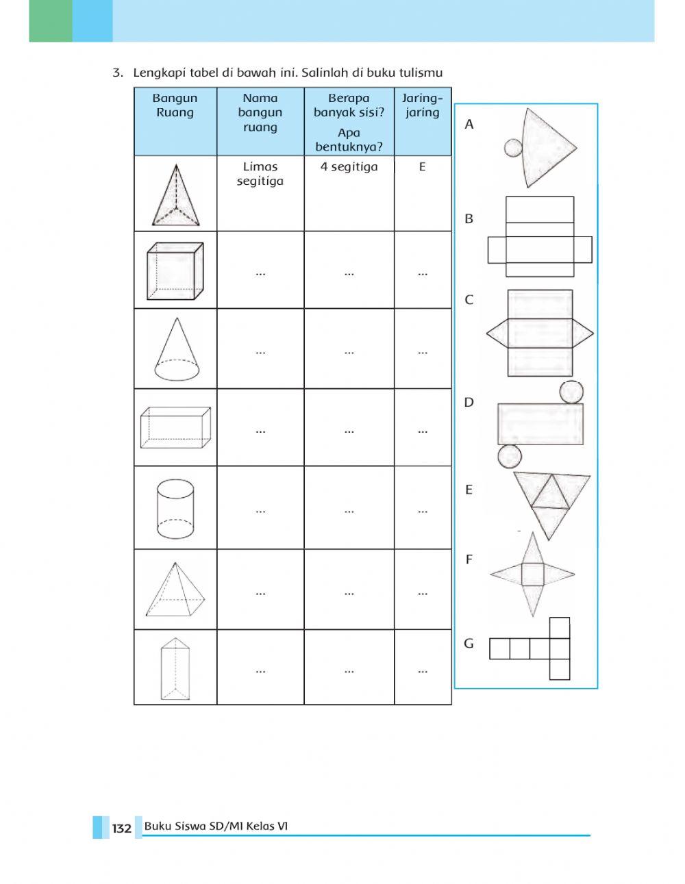 Jaring-jaring bangun