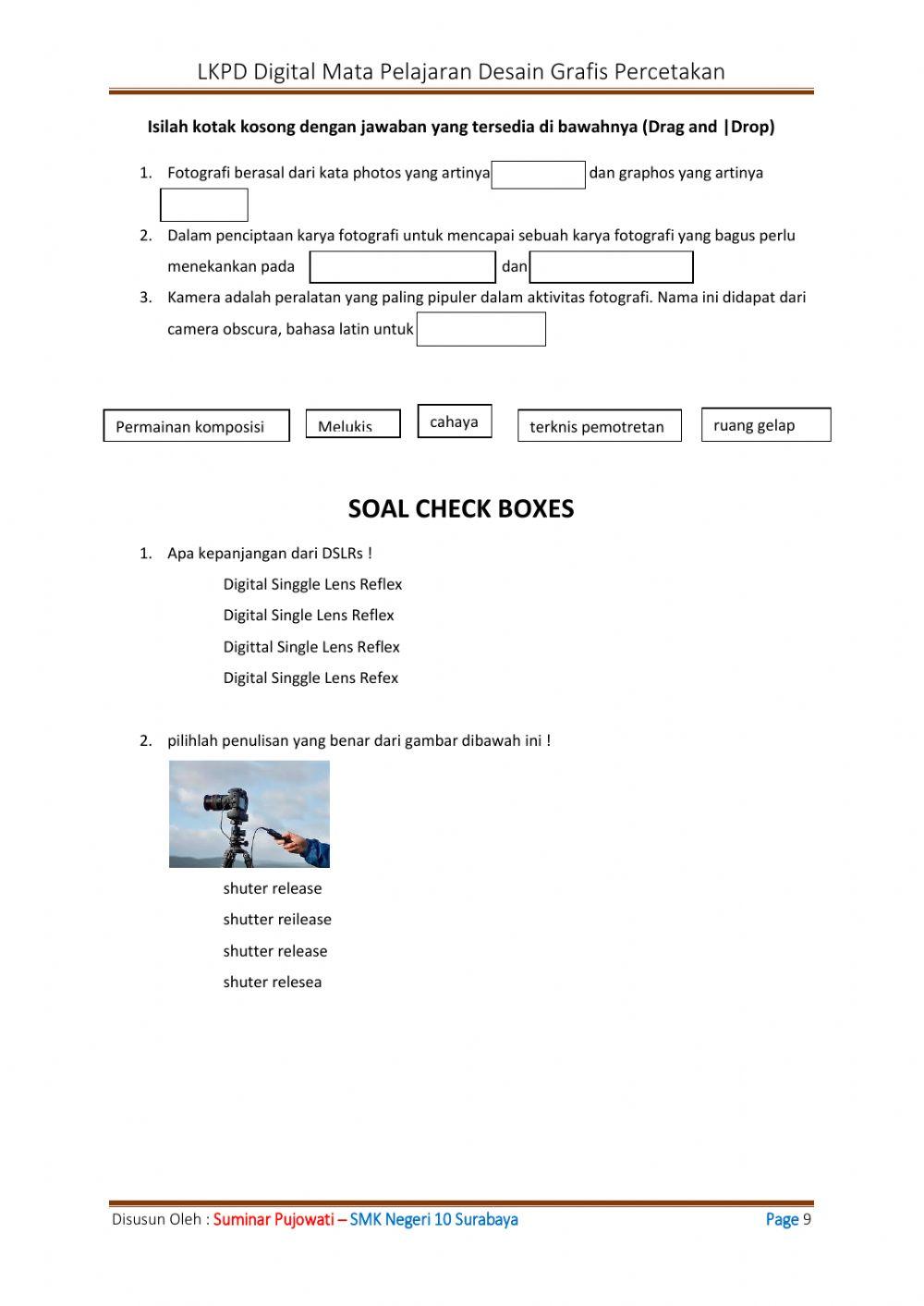 LKPD(Lembar Kerja Peserta Didik) Digital