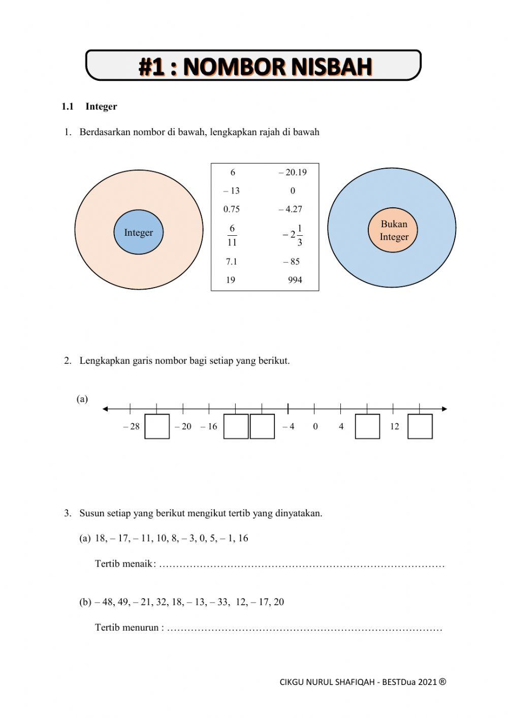 1.1 integer