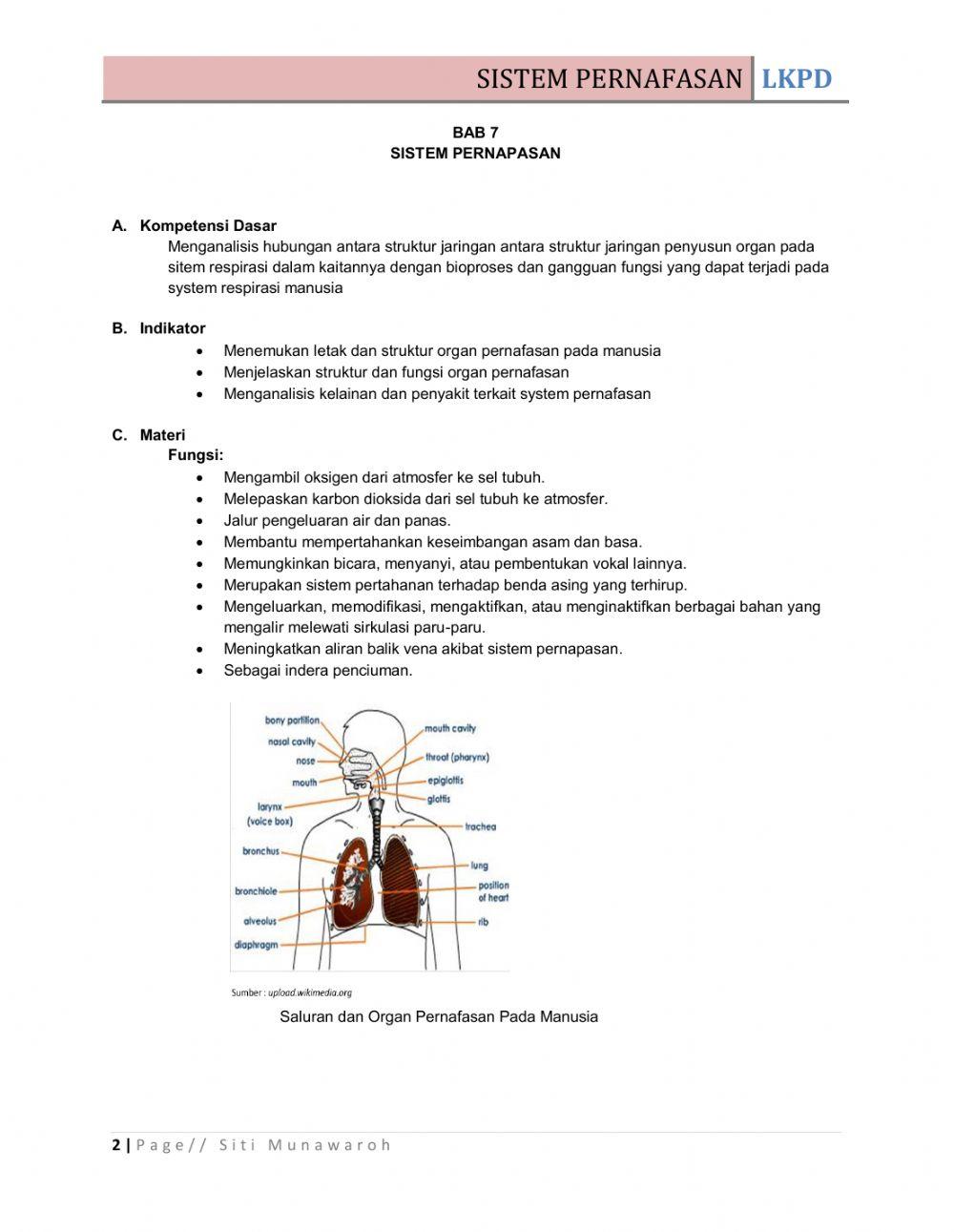 Tugas Diklat LKPD Biologi