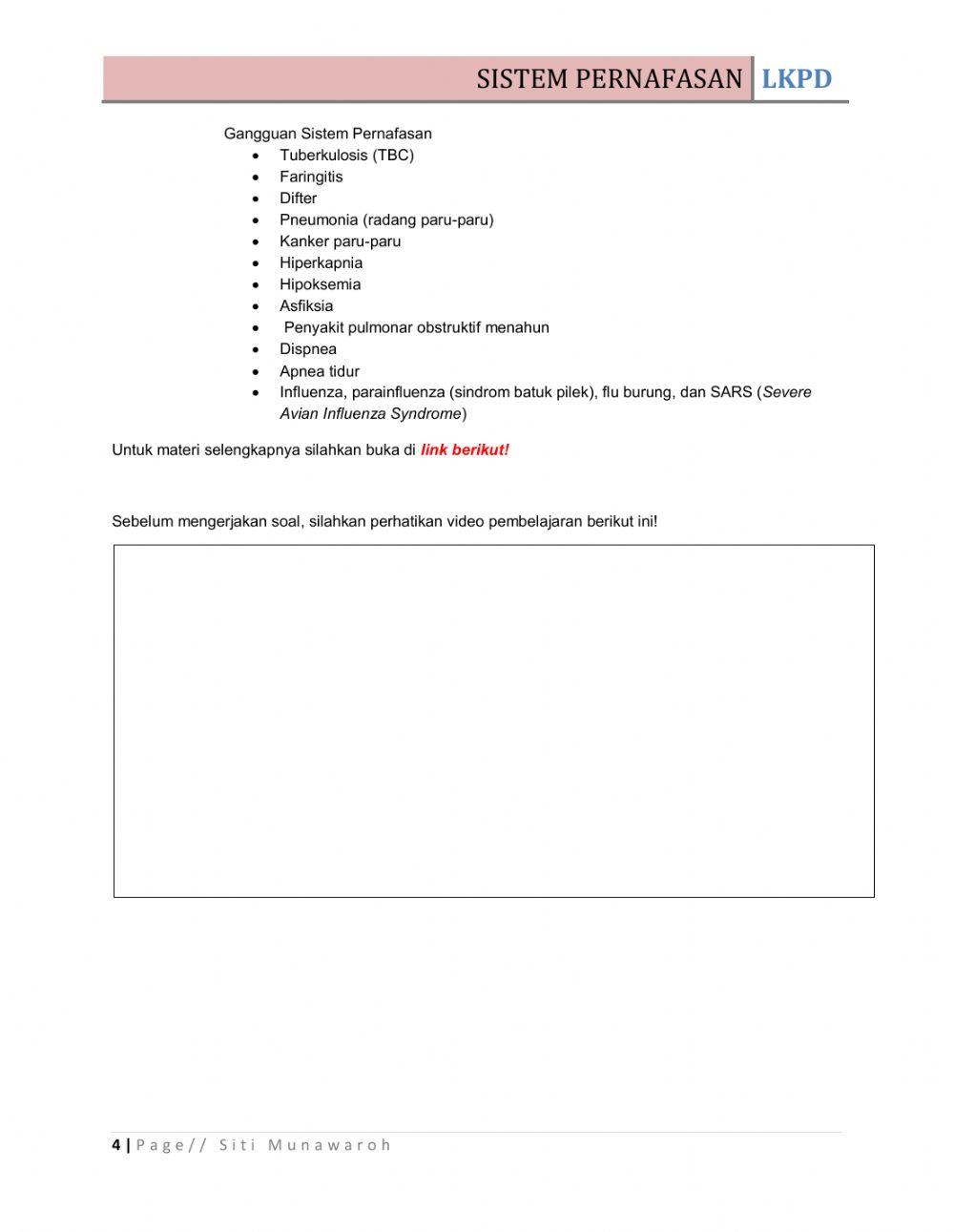 Tugas Diklat LKPD Biologi