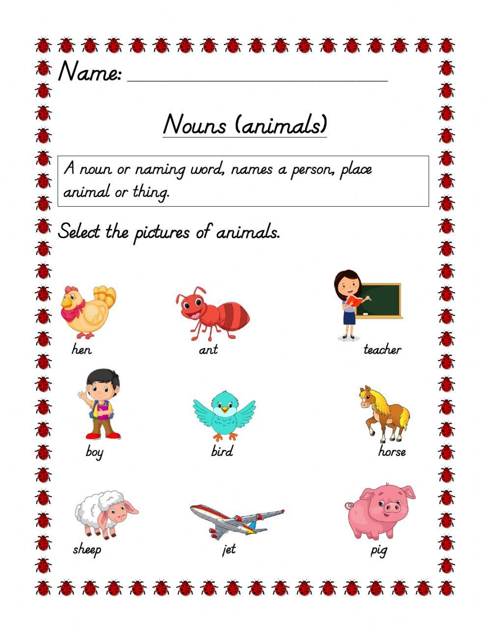 Nouns(animals)