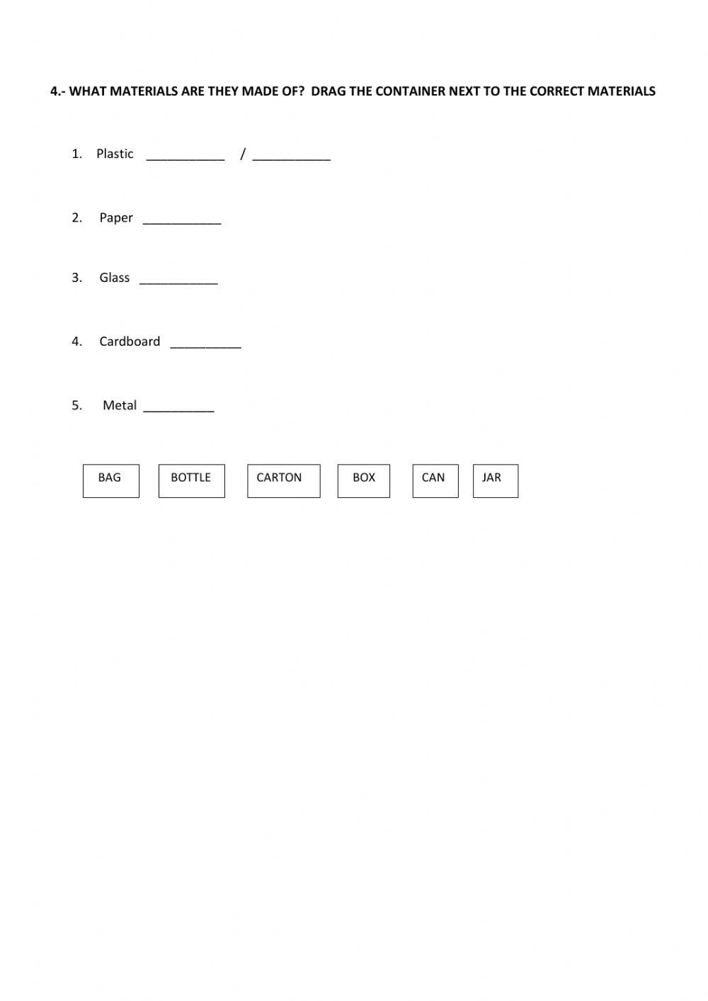 English test ( partial 2 - quimester 2)