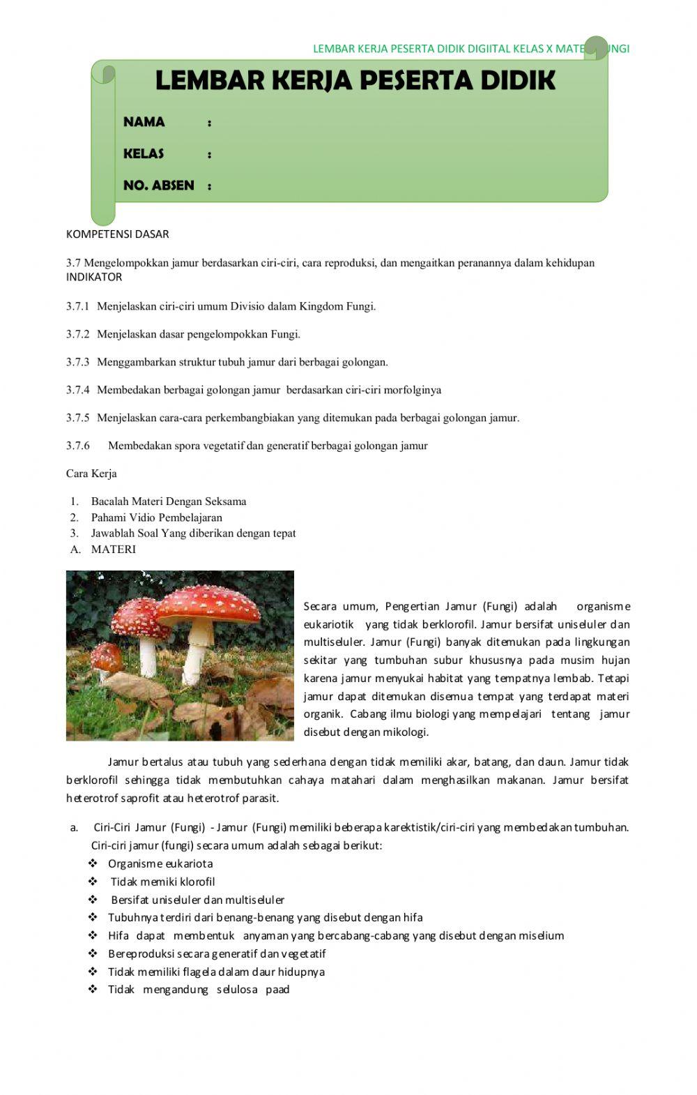 Latihan Diklat LKPD digital