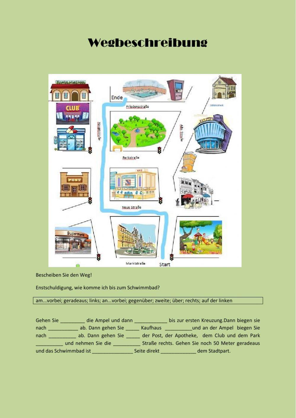 Den Weg beschreiben