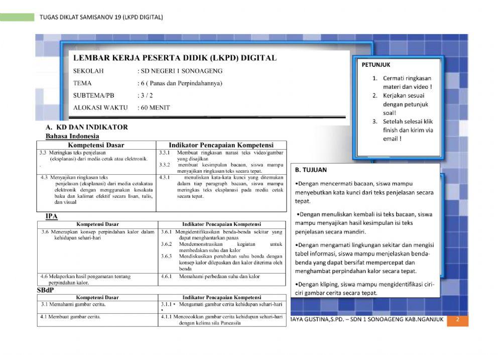 Lkpd digital kelas 5 tema 6