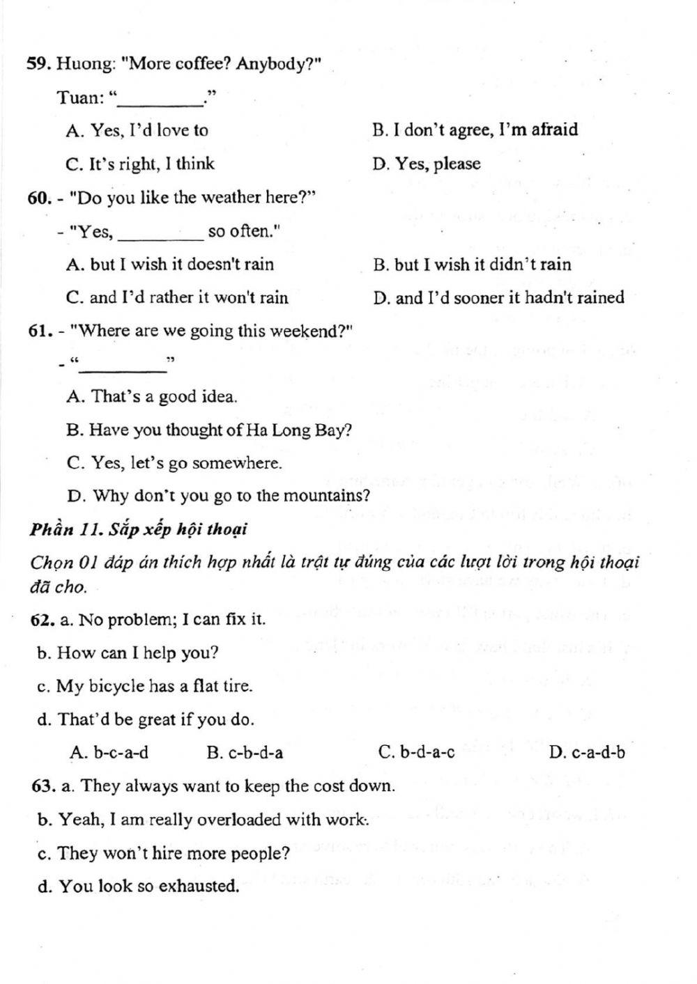 Đề thi đánh giá năng lực ngoại ngữ Tiếng Anh vào lớp 10 Chuyên ngoại ngữ - Số 2.2