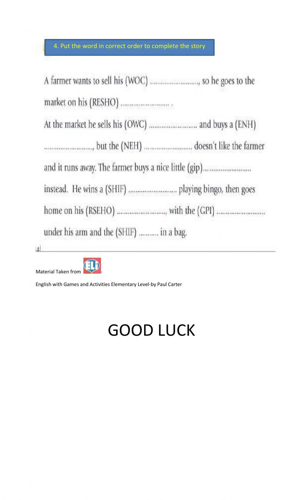 Chapter 5 Grade 7 How to describe animal