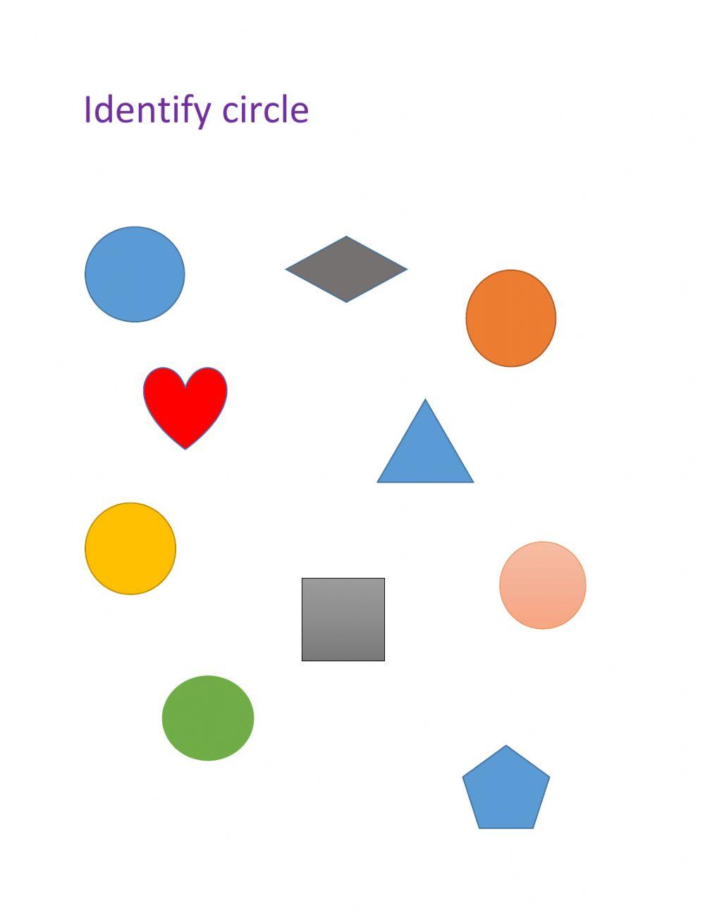 Identify circle