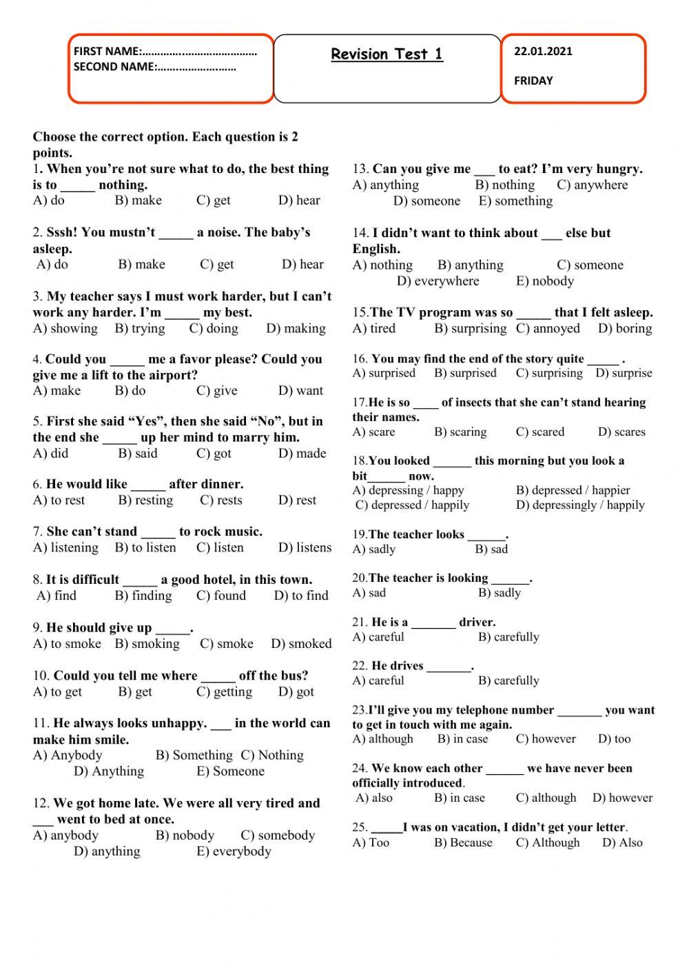 Revision test-1-Sarp-Gözde