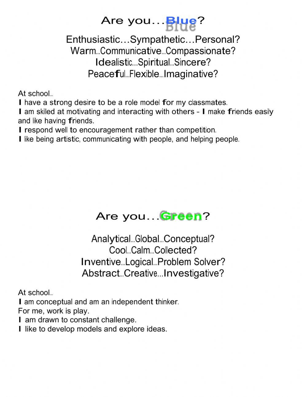 Tell Me About Your Favorite Memory