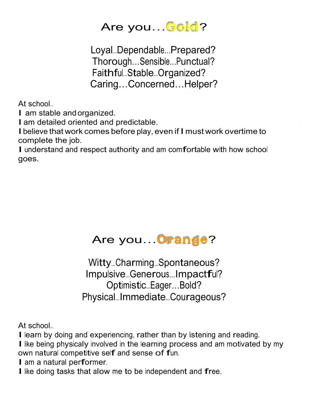 Tell Me About Your Favorite Memory