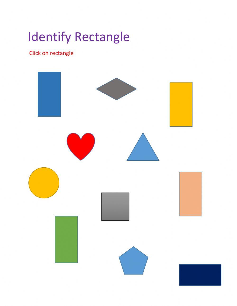 Identify rectangle