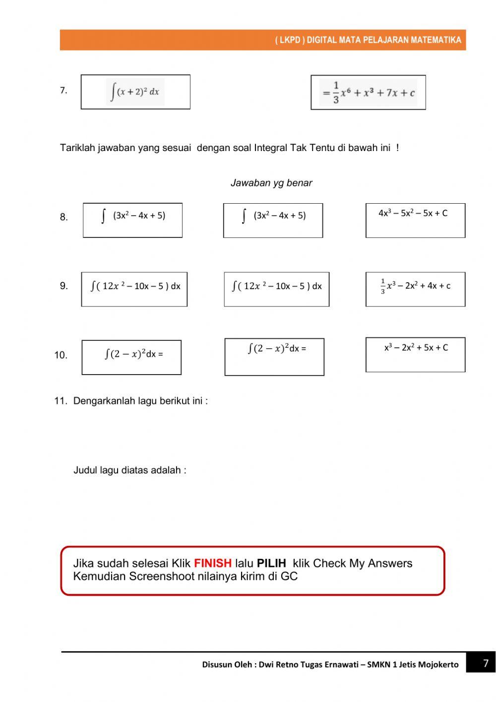 Lkpd digital integral tak tentu