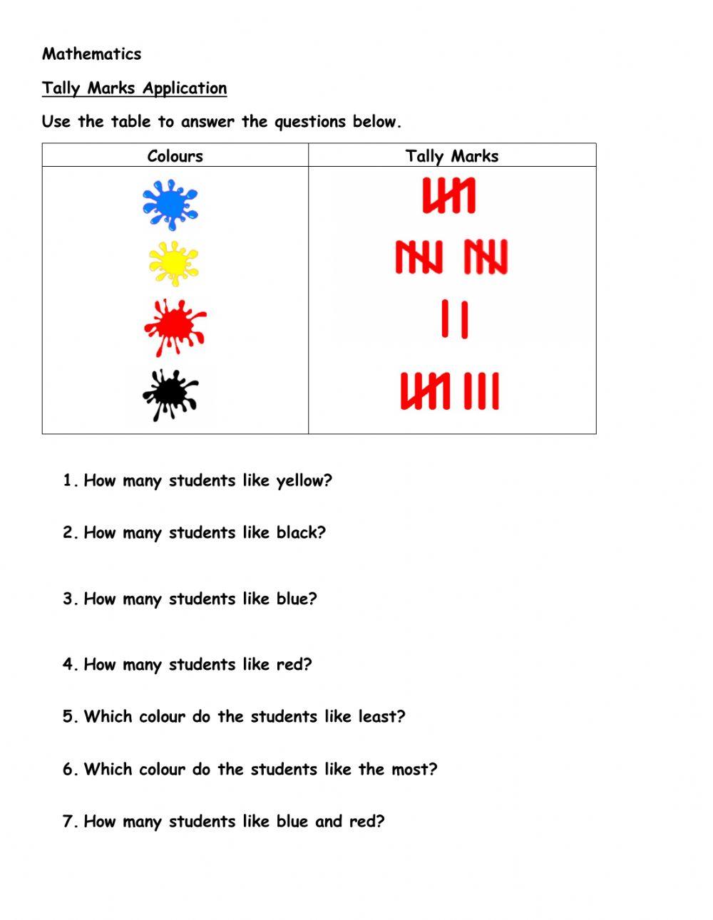 Tally Marks Application