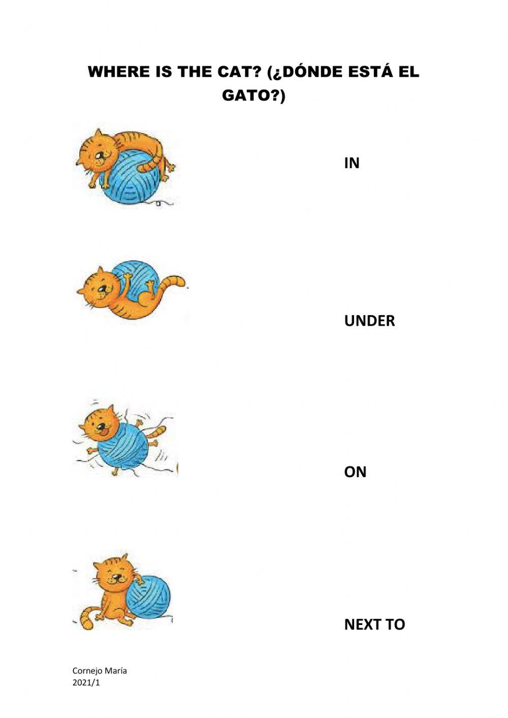 Preposiciones de lugar