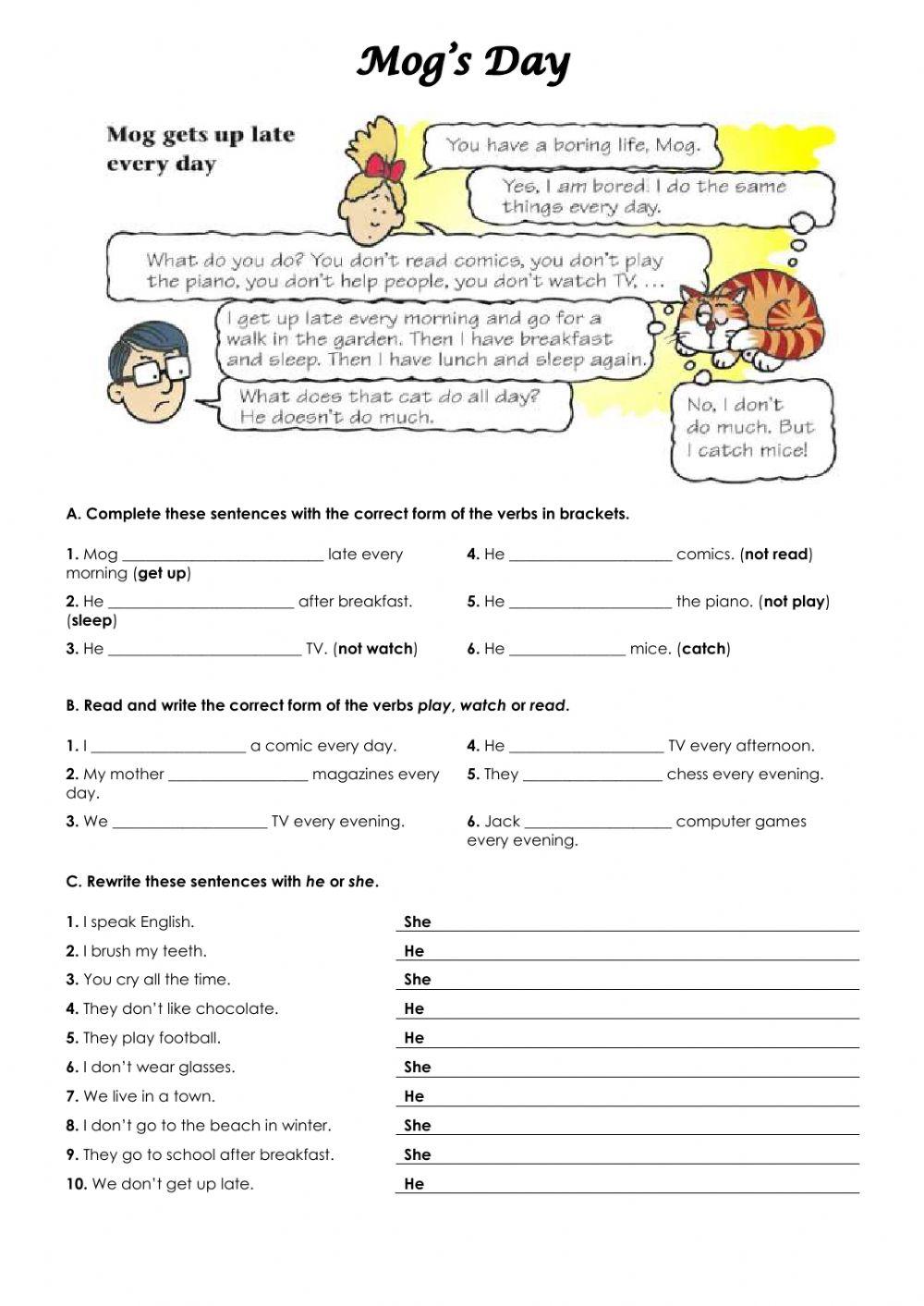 Present Simple - Young learners