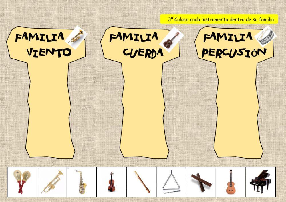 INSTRUMENTOS MUSICALES Y FAMILIAS 1