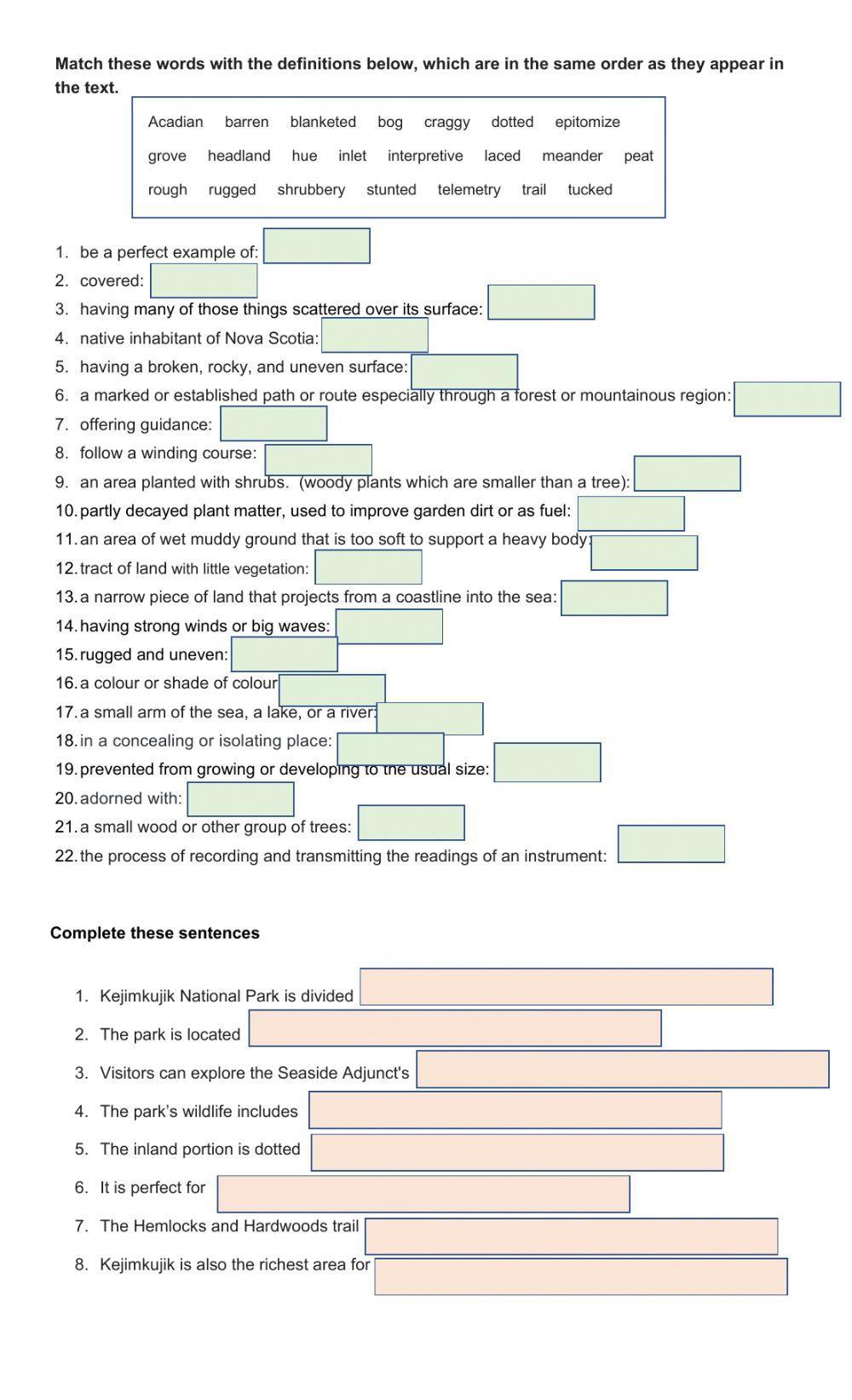 Canada - Kejimkujik - Two worlds in one