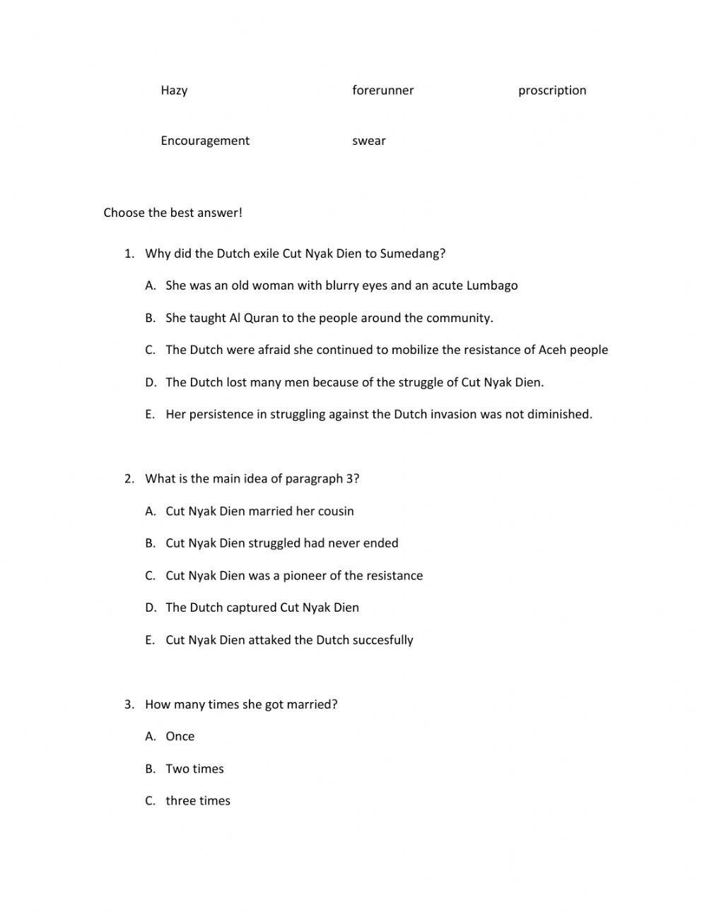 Historical Recount Pertemuan 3