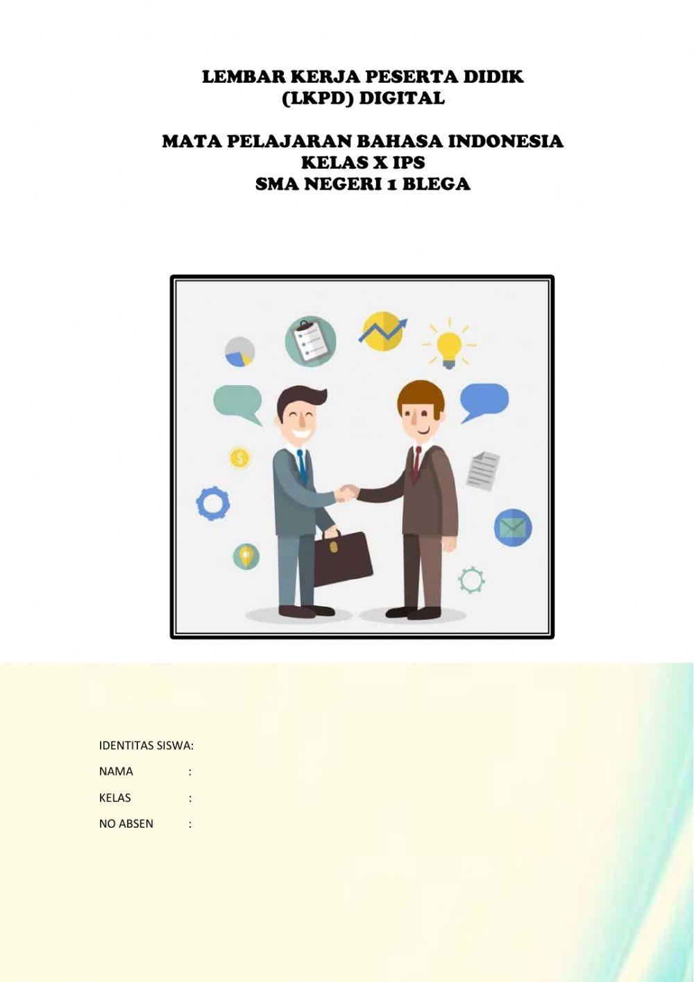 LKPD Digital Mapel Bahasa Indonesia