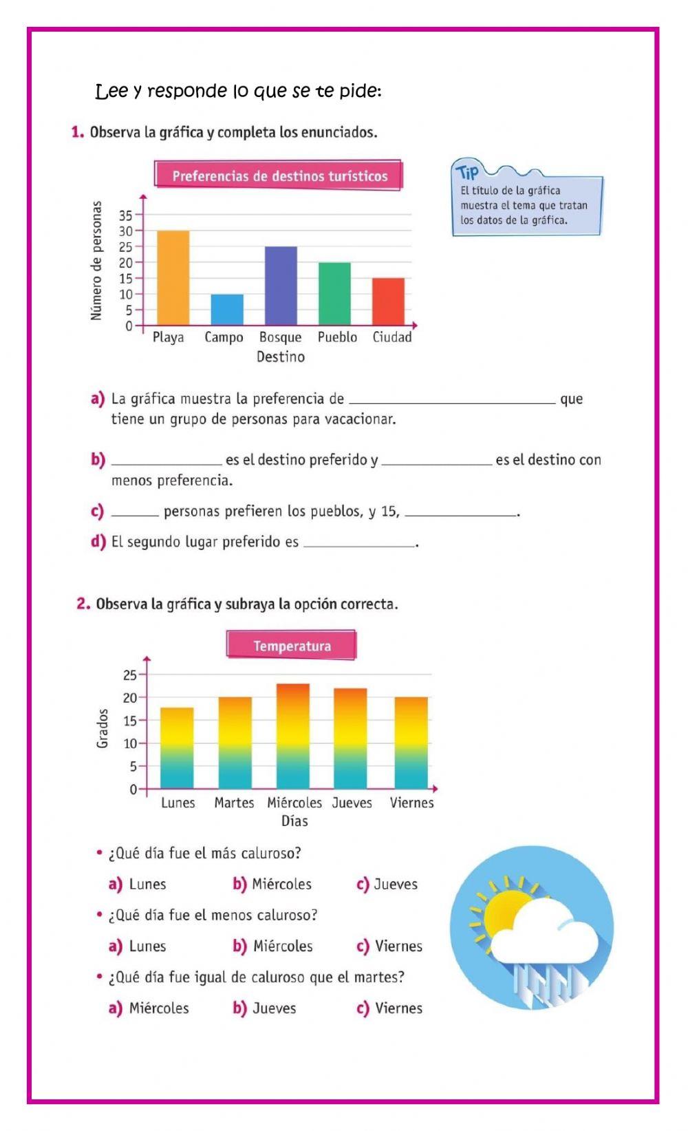 Lectura y análisis de barras