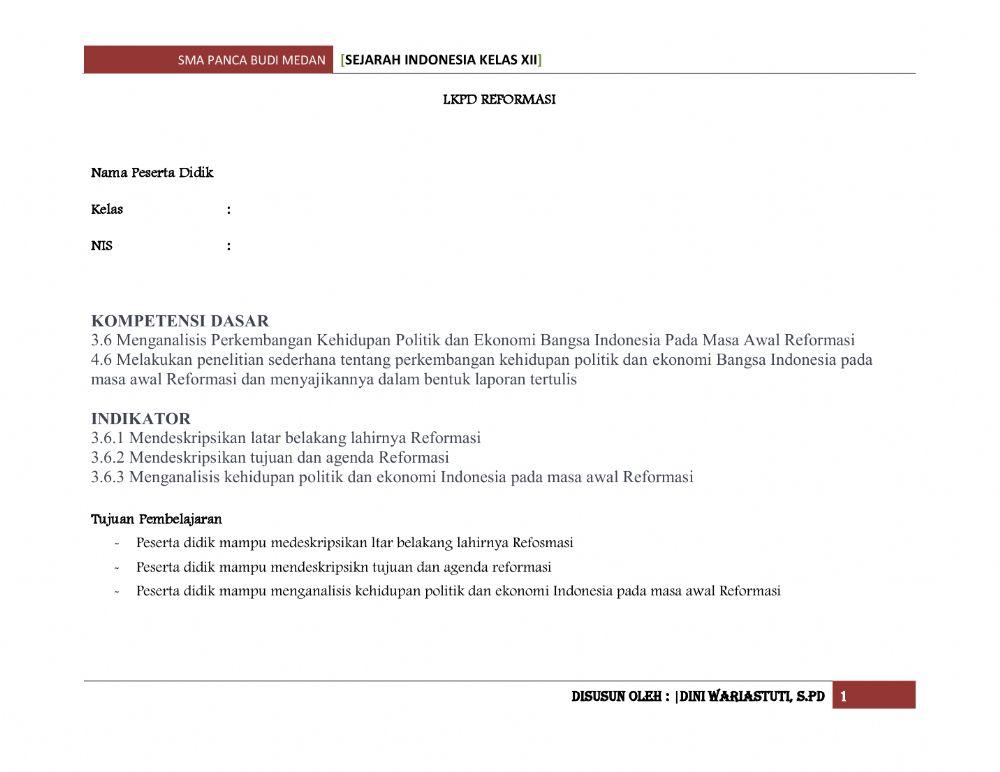 LKPD Reformasi
