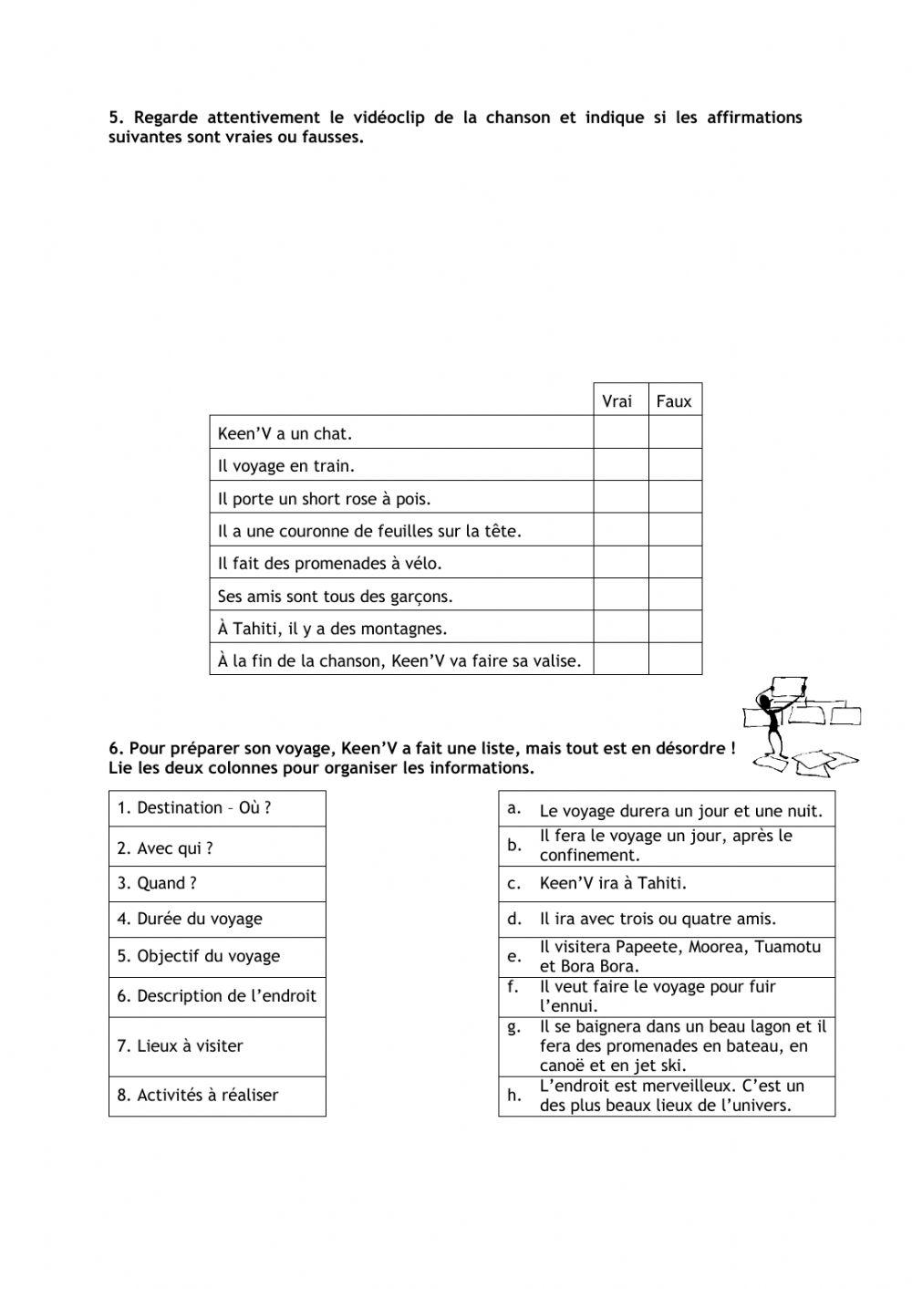 Chanson-Keen'V «Un jour j'irai à Tahiti»