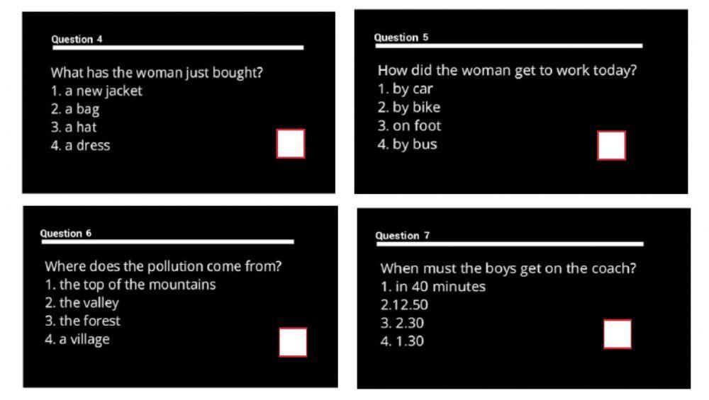 Aptis listening b2 - 1